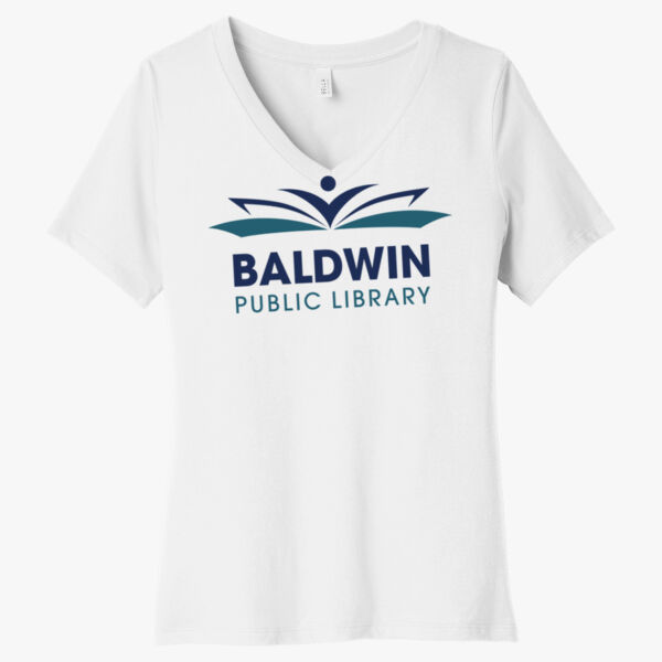 Women's Relaxed Jersey Short Sleeve V Neck Tee Thumbnail